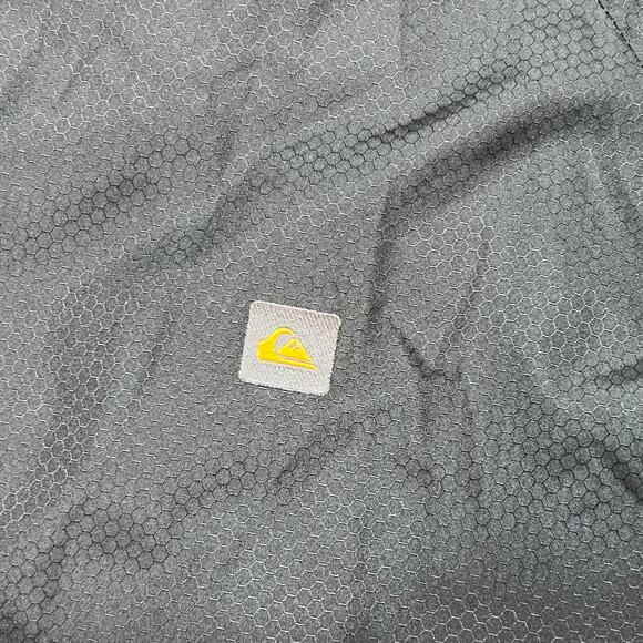 Quicksilver Windbreaker Jacket Waterman Men Medium Full-Zip Hoodie Black Used - Picture 6 of 11